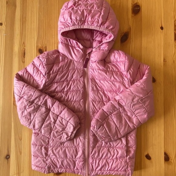 Primary Lightweight Puffer Jacket Pink 